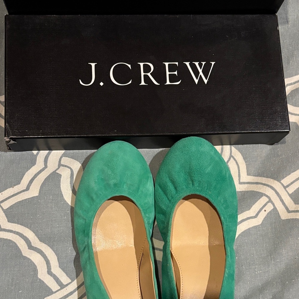 J. Crew Women's Emerald Green Flats